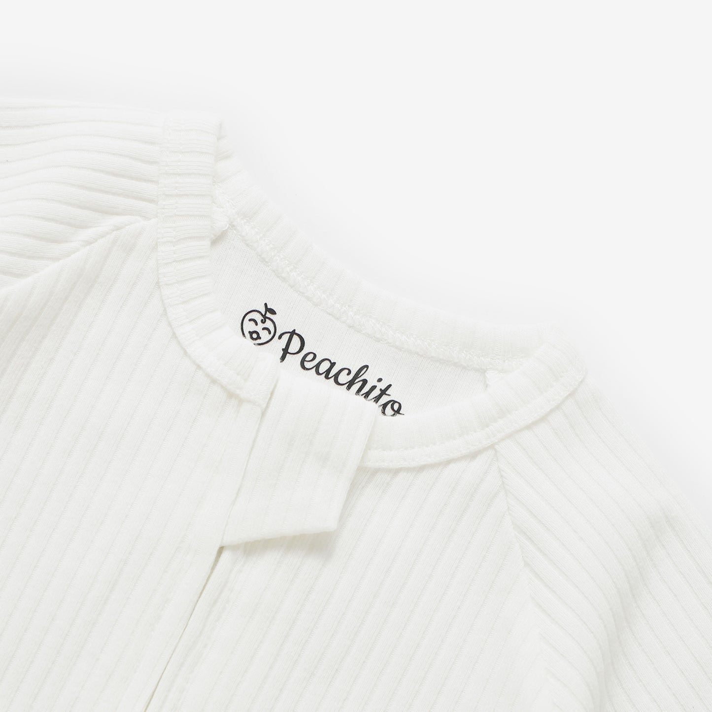 אוברול קצר עם רוכסן דו כיווני מכותנה אורגנית Snow