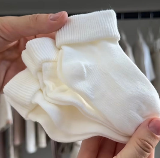 מארז 3 זוגות גרביים מכותנה אורגנית Snow