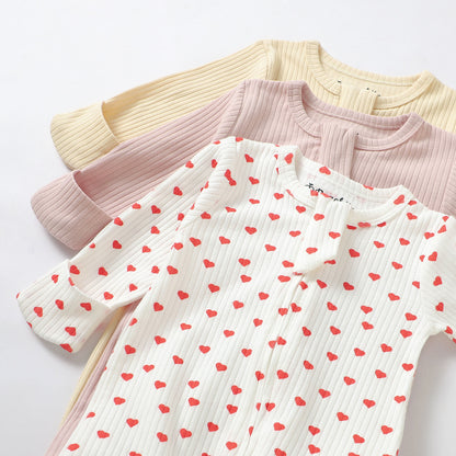 מארז אוברולים עם שמיכה וסרט מכותנה אורגנית Candy