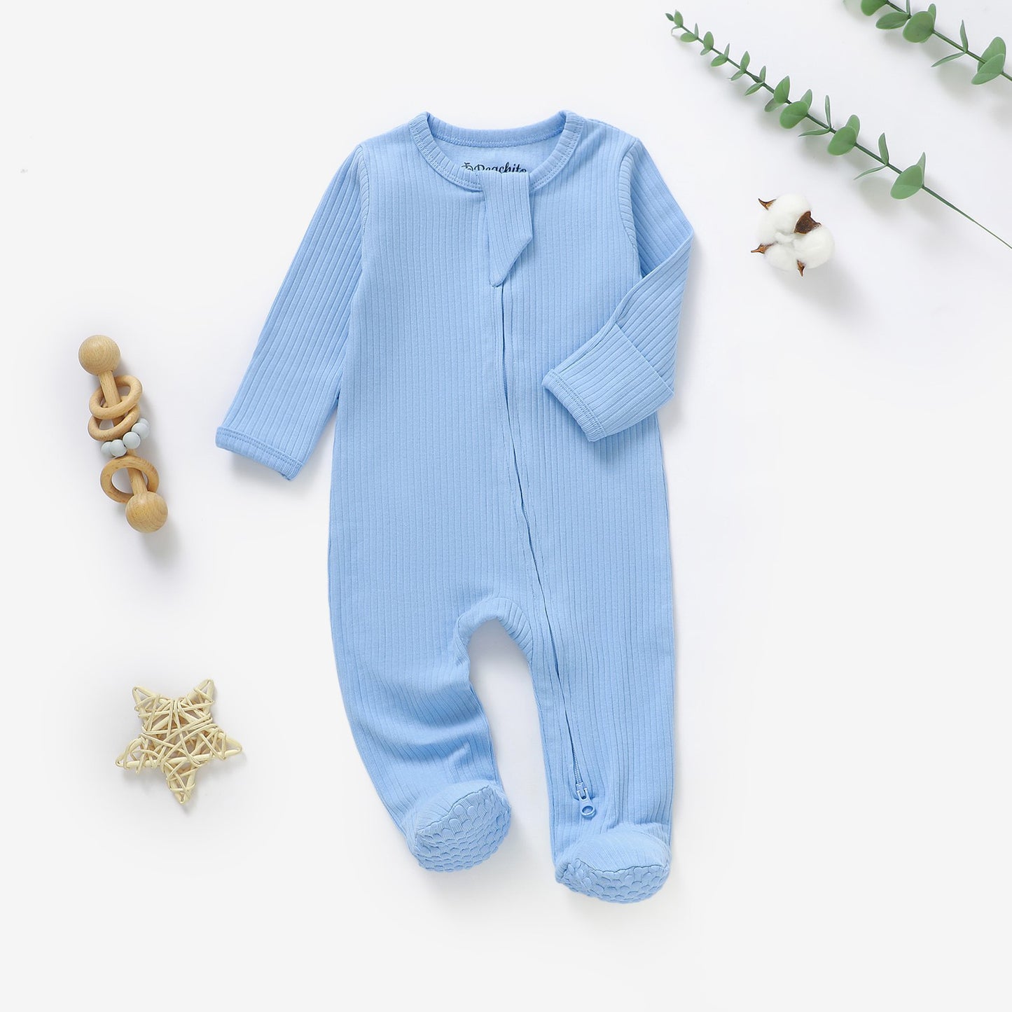 אוברול עם רוכסן דו כיווני מכותנה אורגנית Bubble