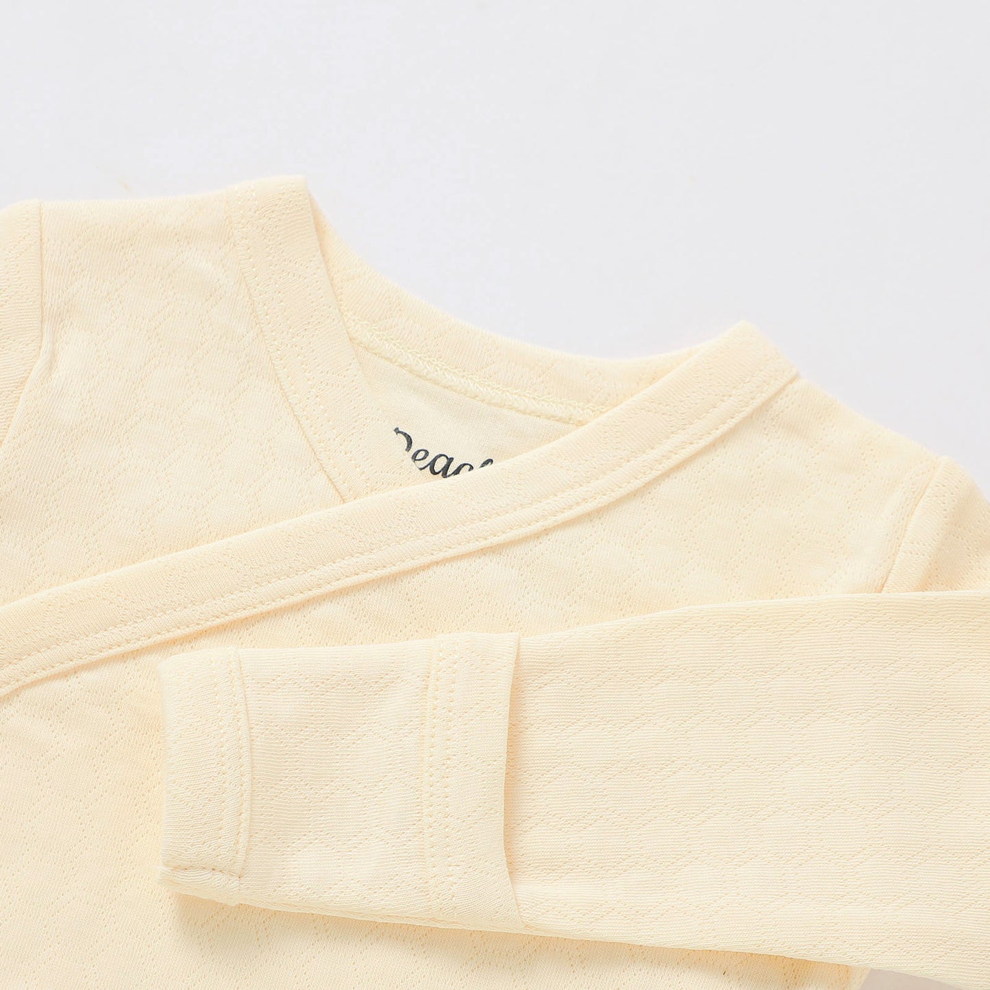 זוג בגדי גוף מעטפת ורגליות מכותנה אורגנית Sky