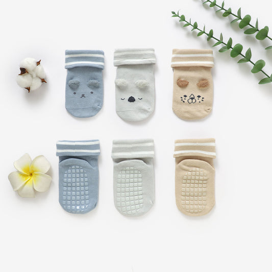 מארז 3 זוגות גרביים נגד החלקה Boy