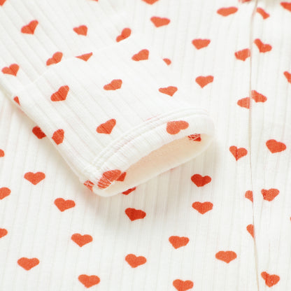 אוברול עם רוכסן דו כיווני מכותנה אורגנית Love