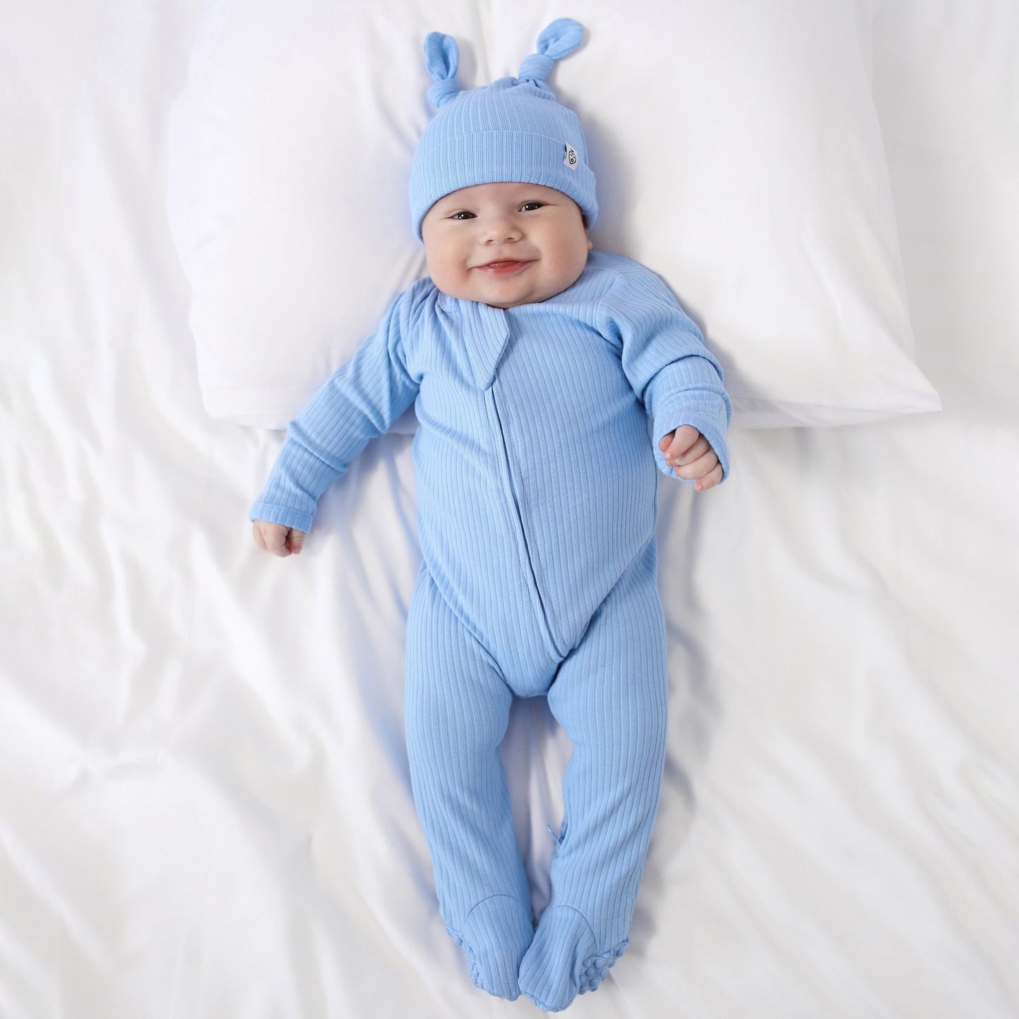 אוברול עם רוכסן דו כיווני מכותנה אורגנית Bubble