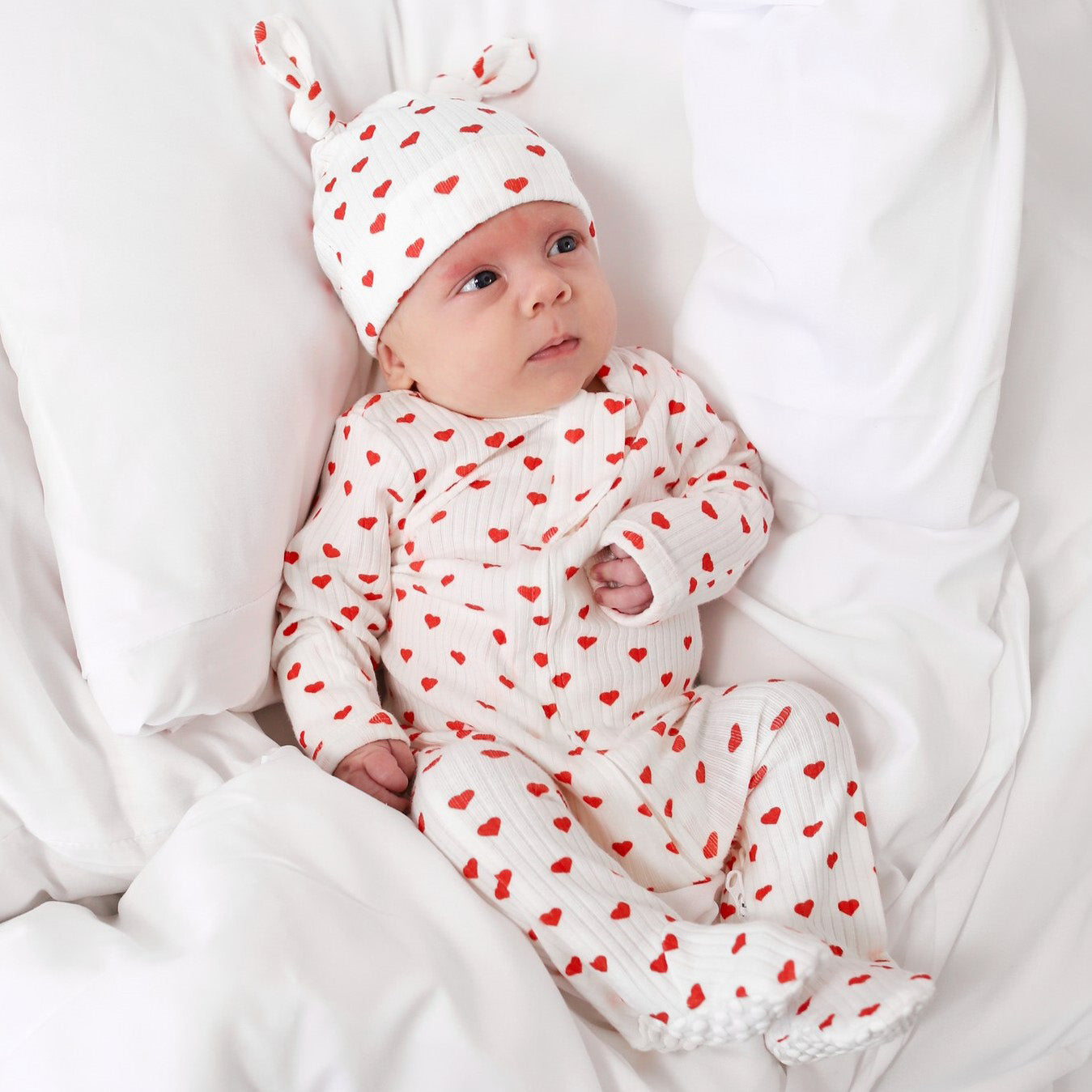 אוברול עם רוכסן דו כיווני מכותנה אורגנית Love