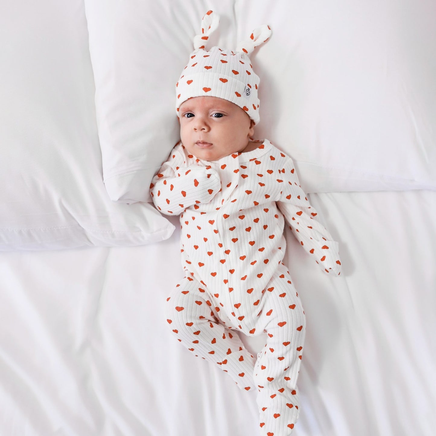 אוברול עם רוכסן דו כיווני מכותנה אורגנית Love