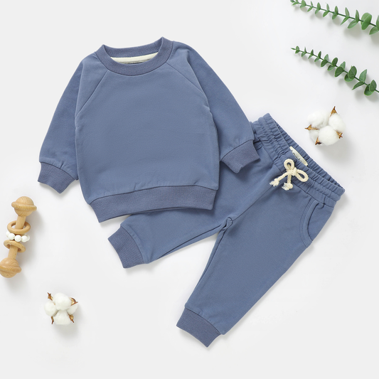 חליפת פוטר מכותנה אורגנית Ocean