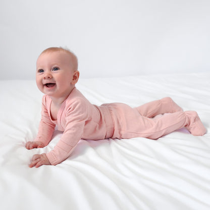 סט בגד גוף מעטפת ורגלית מכותנה אורגנית Candy