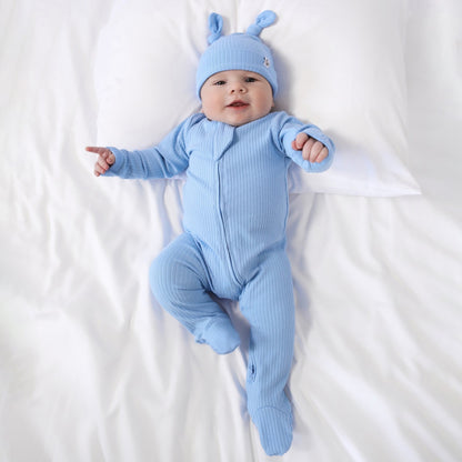 אוברול עם רוכסן דו כיווני מכותנה אורגנית Bubble