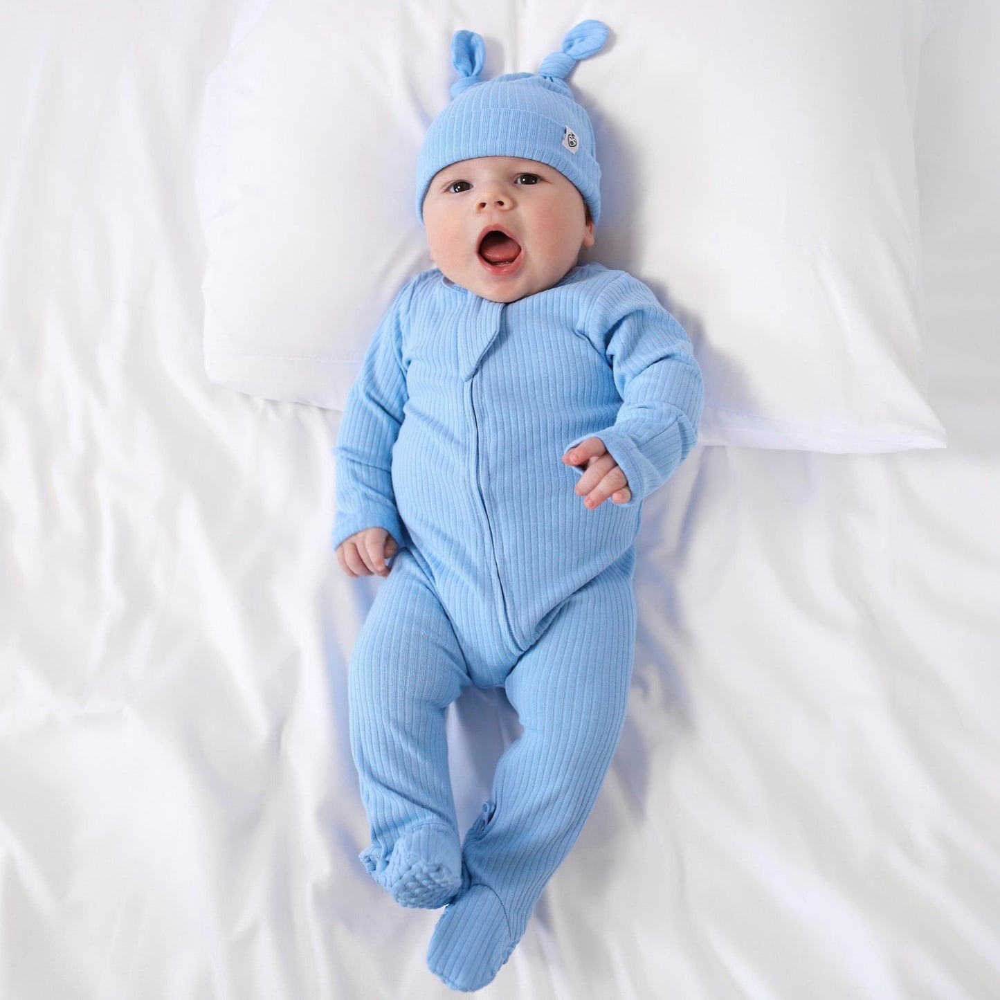 אוברול עם רוכסן דו כיווני מכותנה אורגנית Bubble