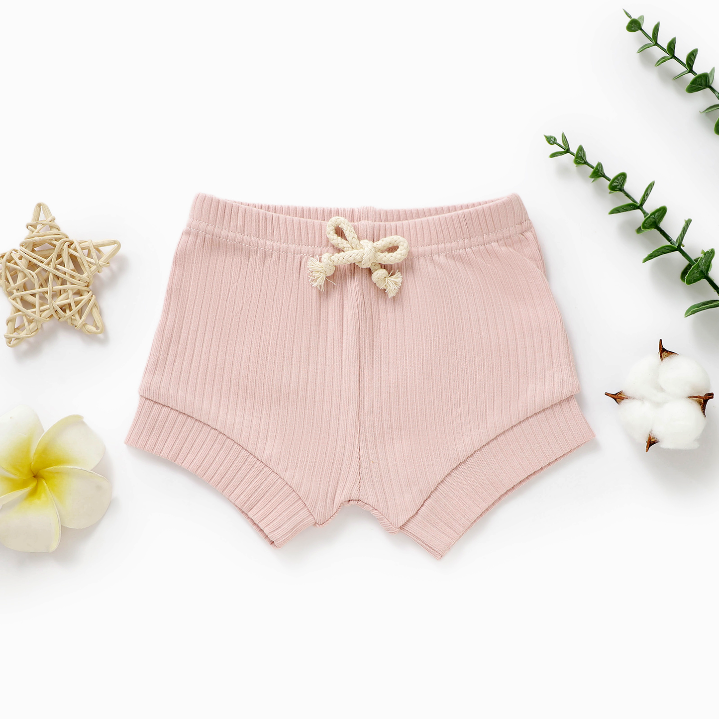 שלישיית שורטים קצרים מכותנה אורגנית Candy