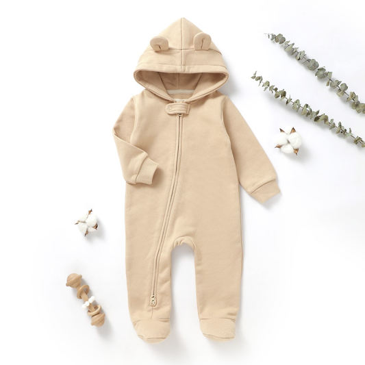 אוברול פוטר עם פליז Caramel