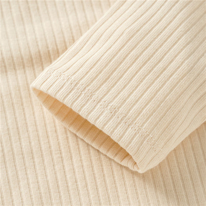 סט בייבי מכותנה אורגנית Cream