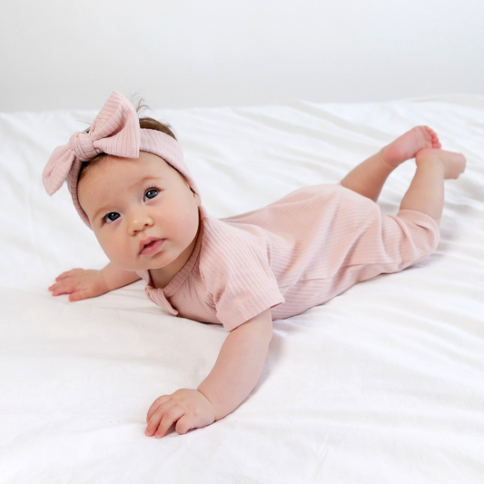 אוברול קצר עם רוכסן דו כיווני מכותנה אורגנית Candy