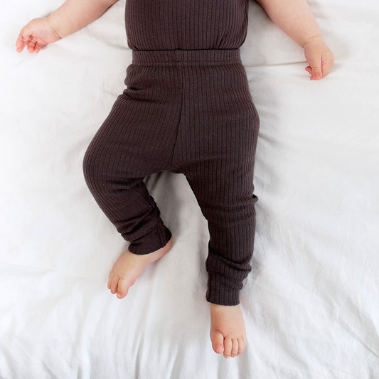 מכנסיים מכותנה אורגנית Graphite